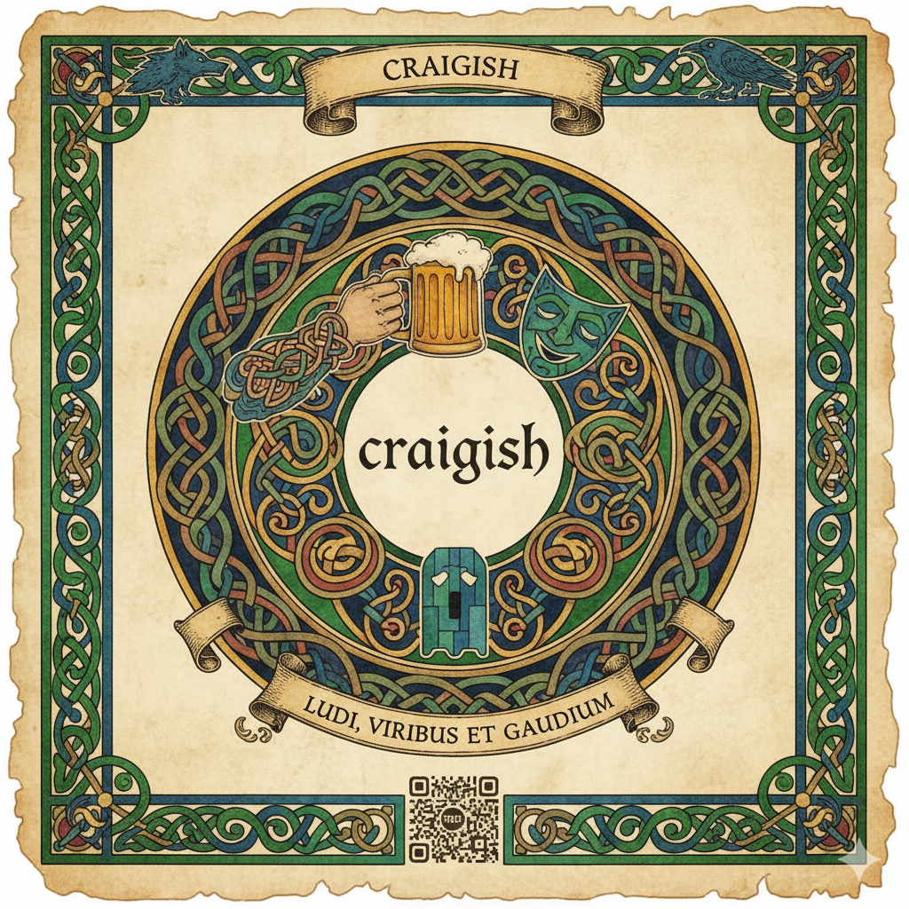 Craigish Celtic knot design