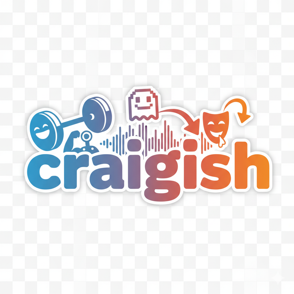 Craigish playful gradient logo