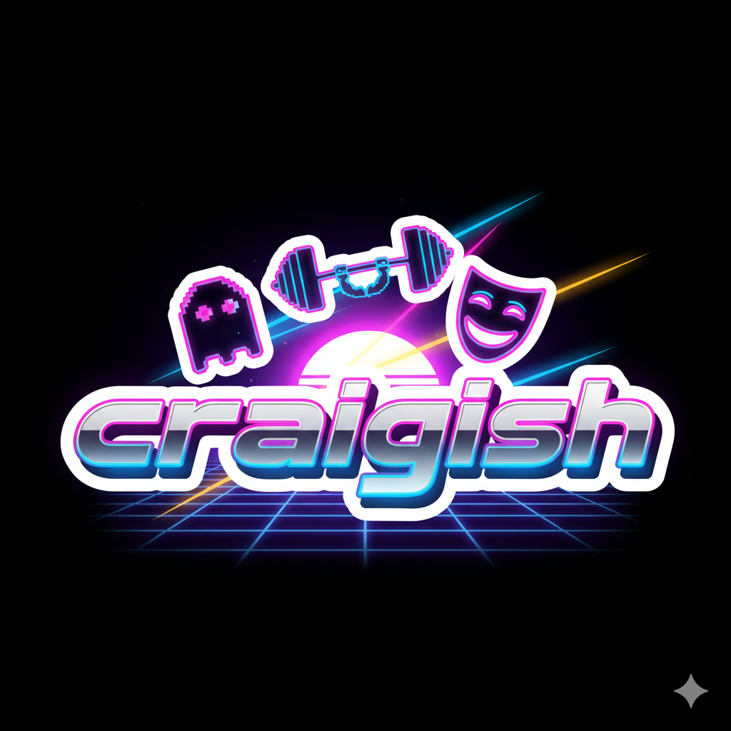 Craigish retro 80s logo