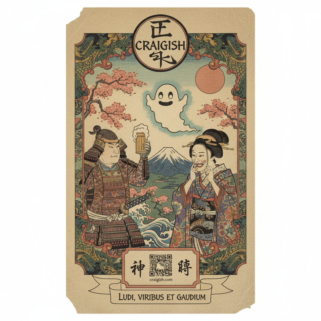 Craigish Japanese ukiyo-e style art