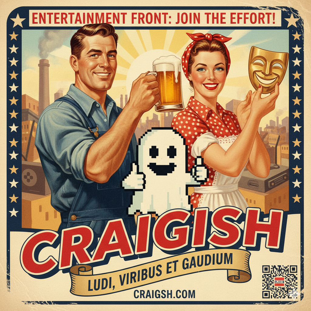 Craigish vintage propaganda poster