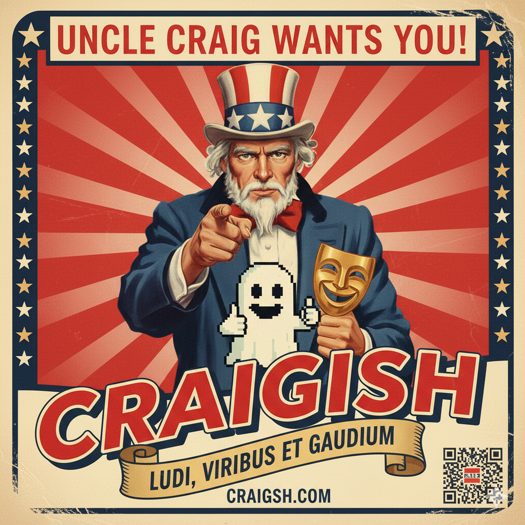 Uncle Craig wants you poster